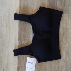 NWT Persit Women's Black Padded Sports Bra Size S